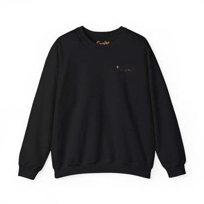 Jason Voorhees Mask Graphic with Quote Crewneck Sweatshirt