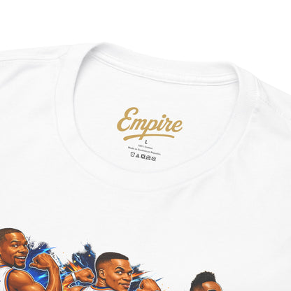 OKC Thunder Caricature Basketball T-Shirt — Team Players Graphic Tee