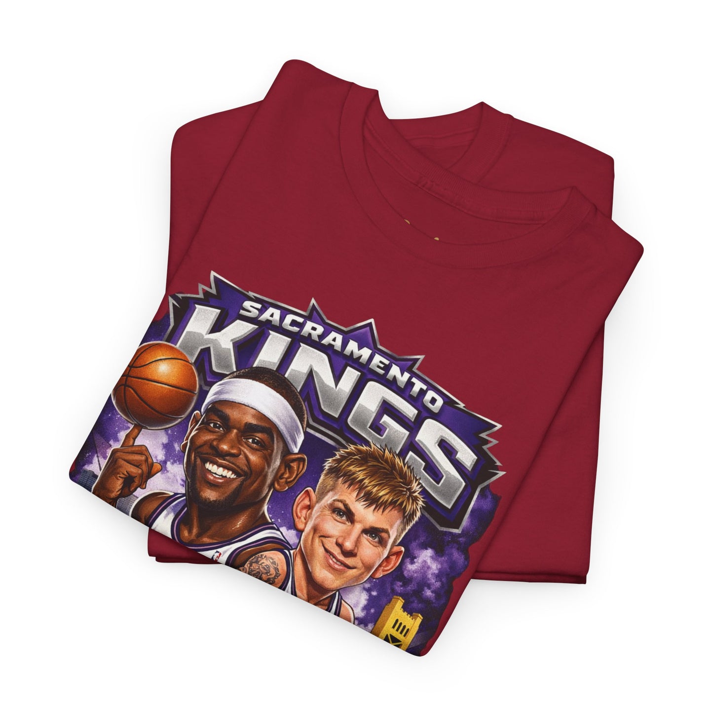 Sacramento Kings 'White Chocolate & C-Webb' Basketball Tee