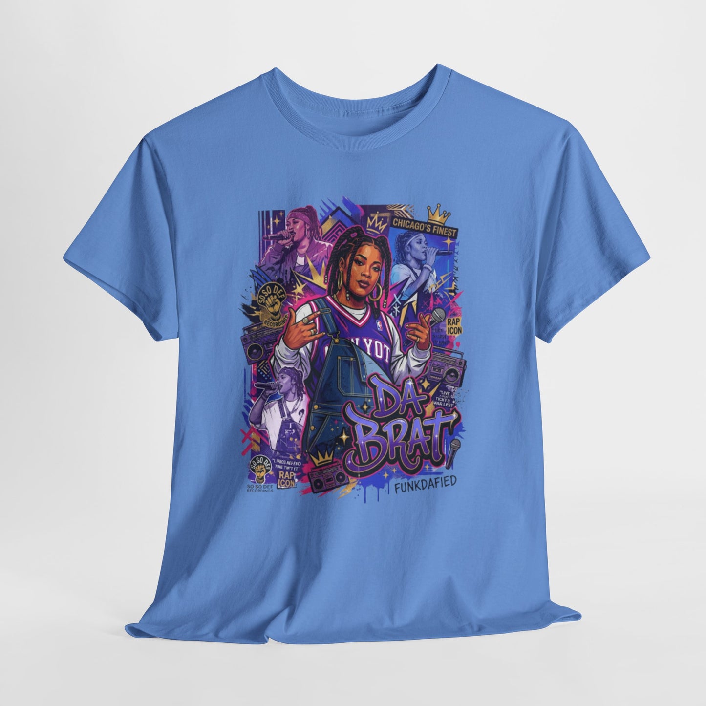 Da Brat 'You the Goat' Graphic Tee — Retro Hip-Hop Portrait Shirt