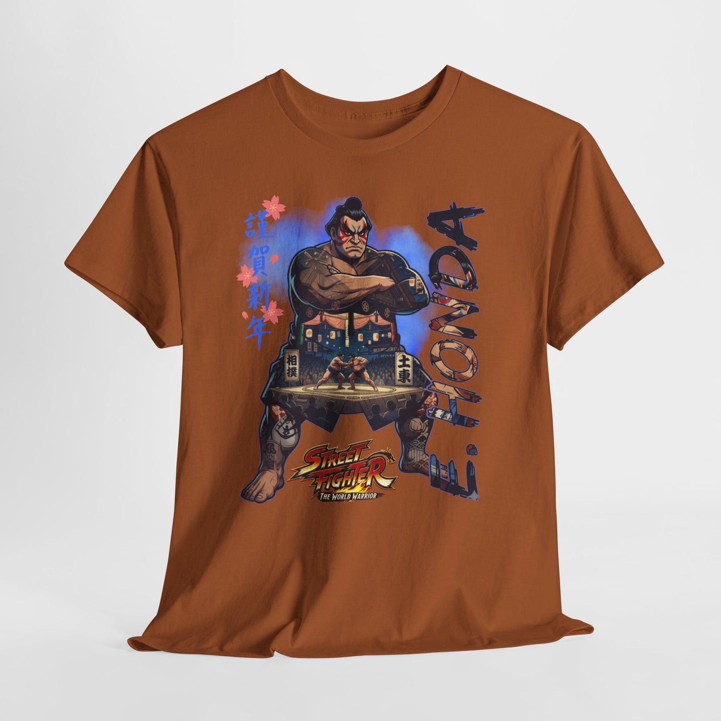 E. Honda Street Fighter Tee — Vintage Arcade Gaming Graphic T-Shirt
