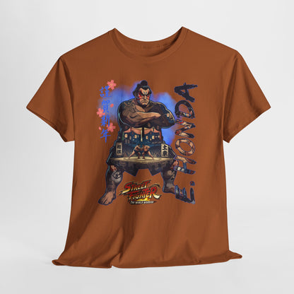 E. Honda Street Fighter Tee — Vintage Arcade Gaming Graphic T-Shirt