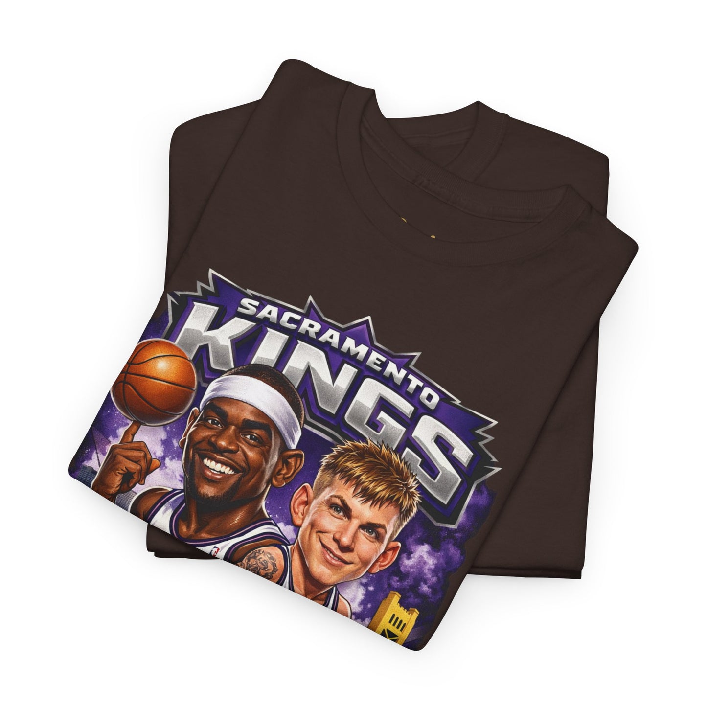 Sacramento Kings 'White Chocolate & C-Webb' Basketball Tee