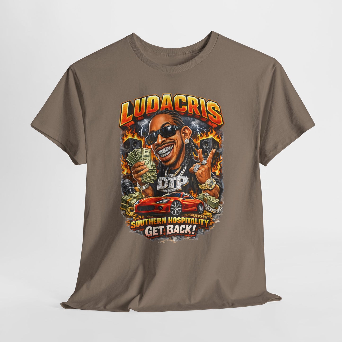 Ludacris Graphic Tee — Southern Hospitality "Get Back" Rap Tribute Shirt