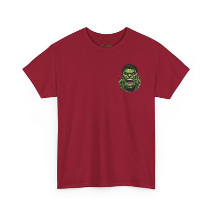 Hulk Graphic Tee — Bruce Banner Movie Poster Back Print
