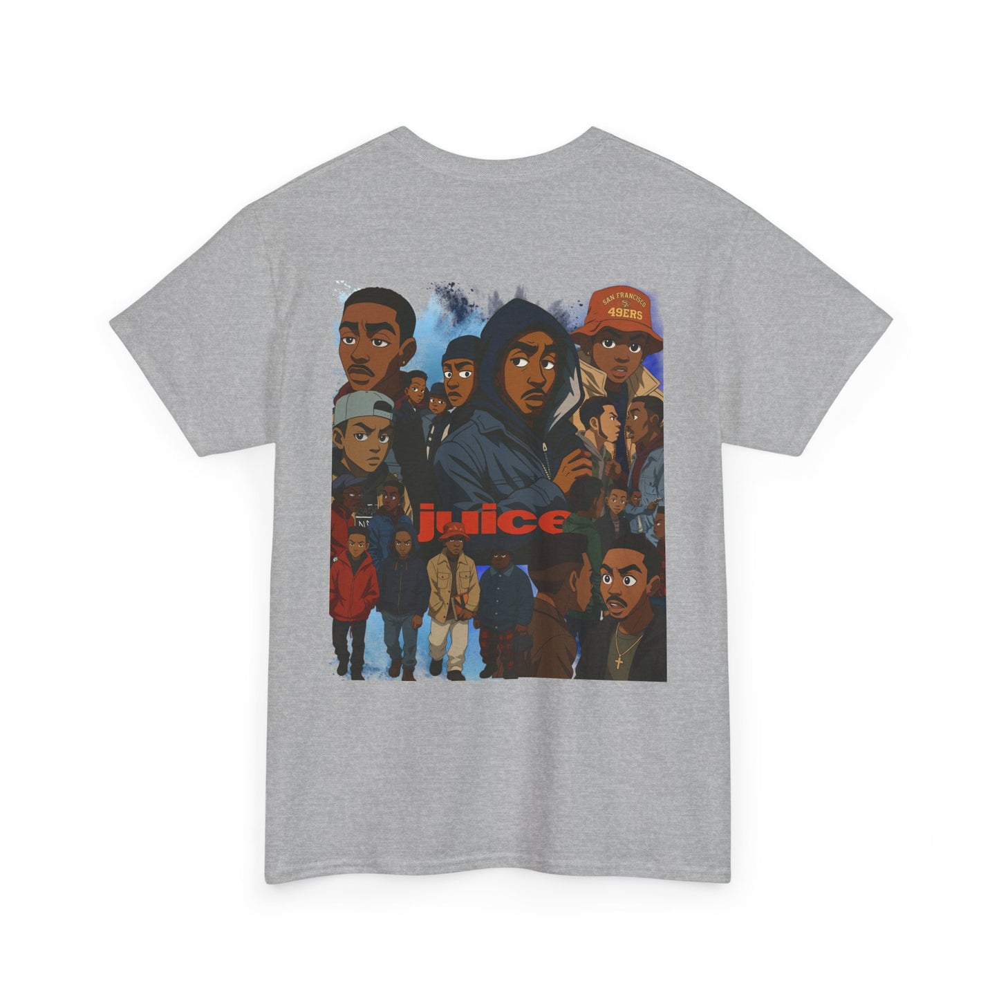 Juice Movie Tribute Unisex Heavy Cotton Tee - Vintage Graphic Tee for Hip-Hop Fans