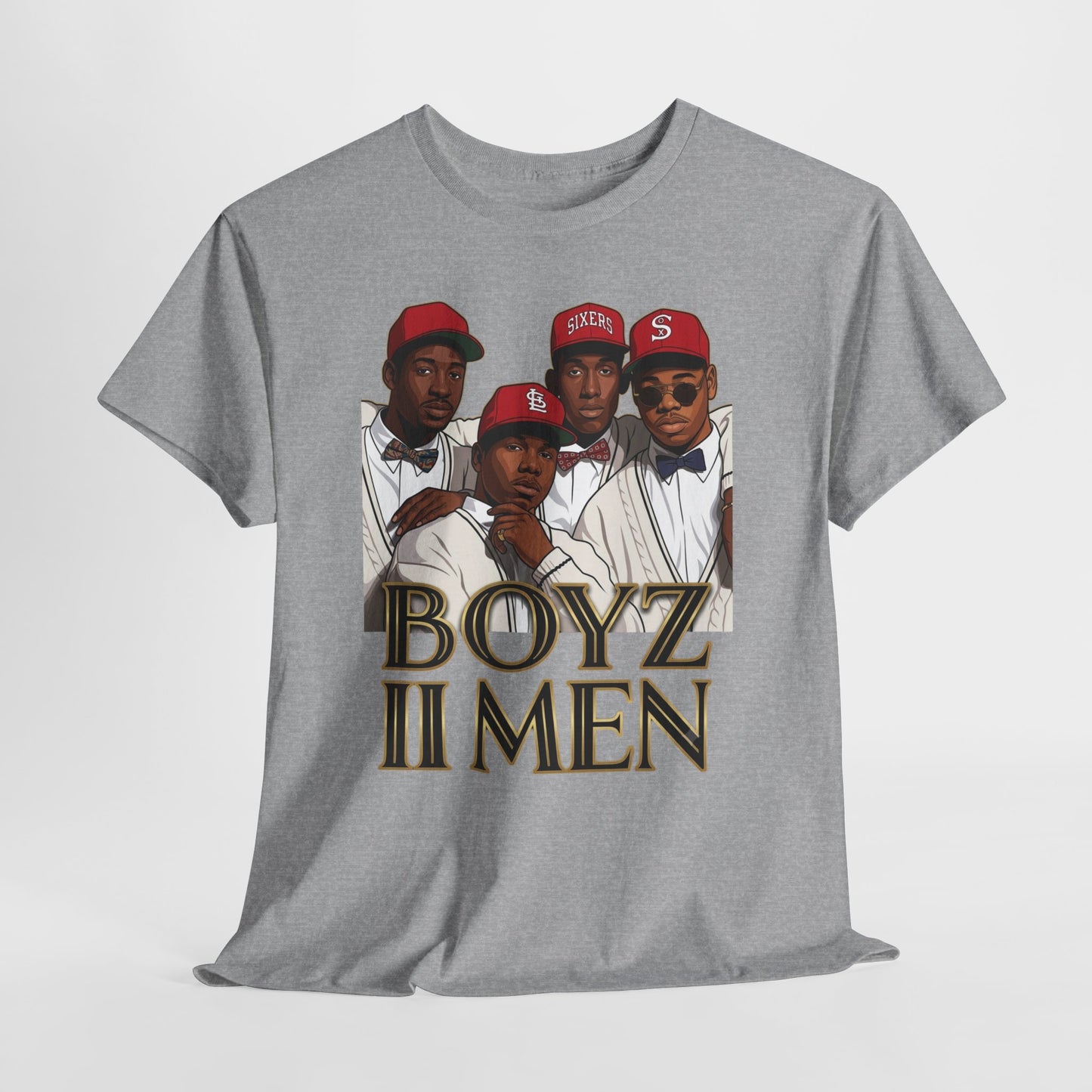 Boyz II Men Classic Portrait Graphic Tee - Retro R&B 90s Style