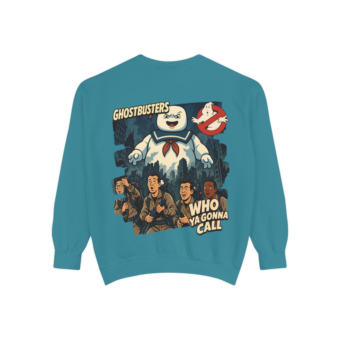 Ghostbusters Sweatshirt — Who Ya Gonna Call Vintage Graphic Crewneck