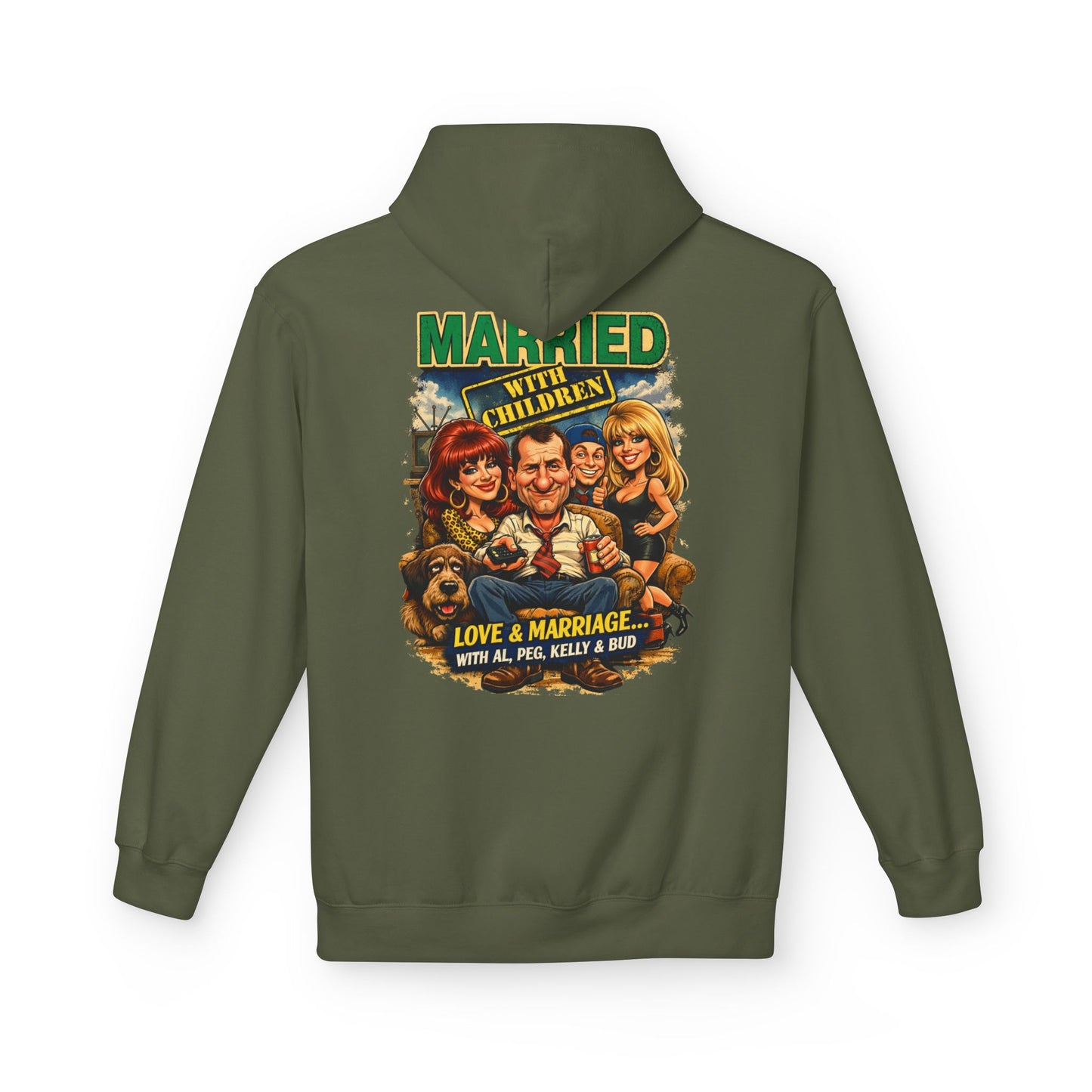 Married with Children Midweight Softstyle Fleece Hoodie