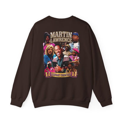 Martin Crewneck Sweatshirt — 'Legendary Characters' Retro TV Cast Graphic