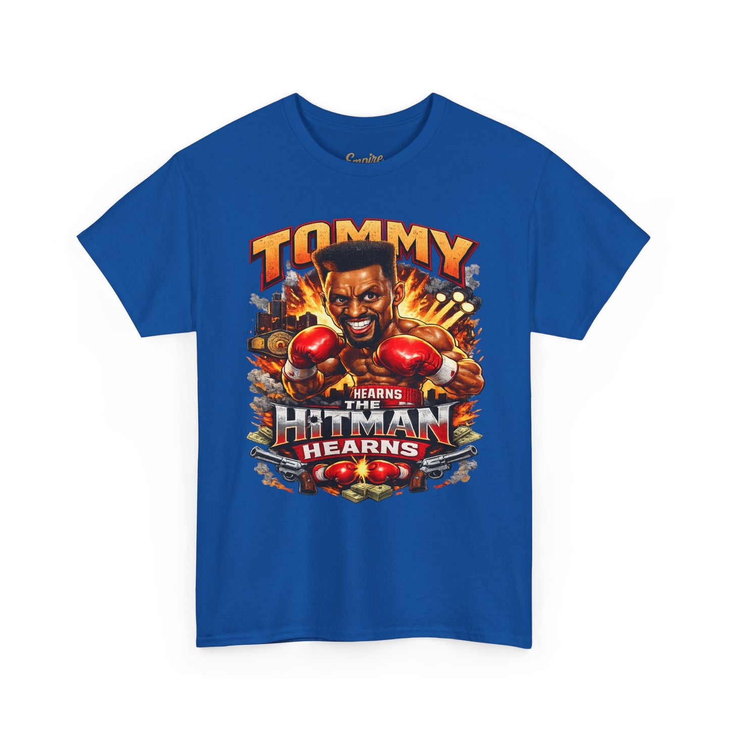 Tommy Hearns Boxing T-Shirt — Hitman Hearns Vintage Fight Graphic Tee