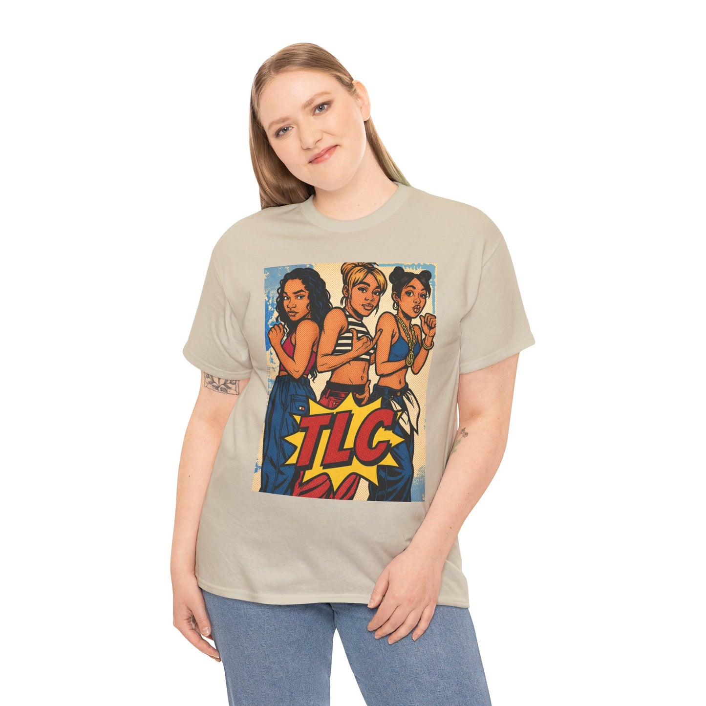 TLC Inspired Retro Graphic Shirt, 90s Nostalgia T-Shirt