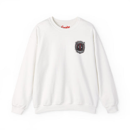 Deadpool Graphic Sweatshirt – Comic Superhero Crewneck