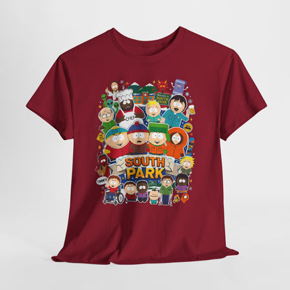South Park Characters Graphic Tee — Cartoon TV Show Fan T-Shirt