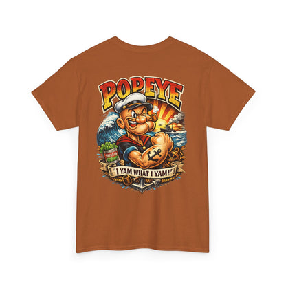 Popeye Graphic Tee — "I Yam What I Yam" Vintage Cartoon T-Shirt