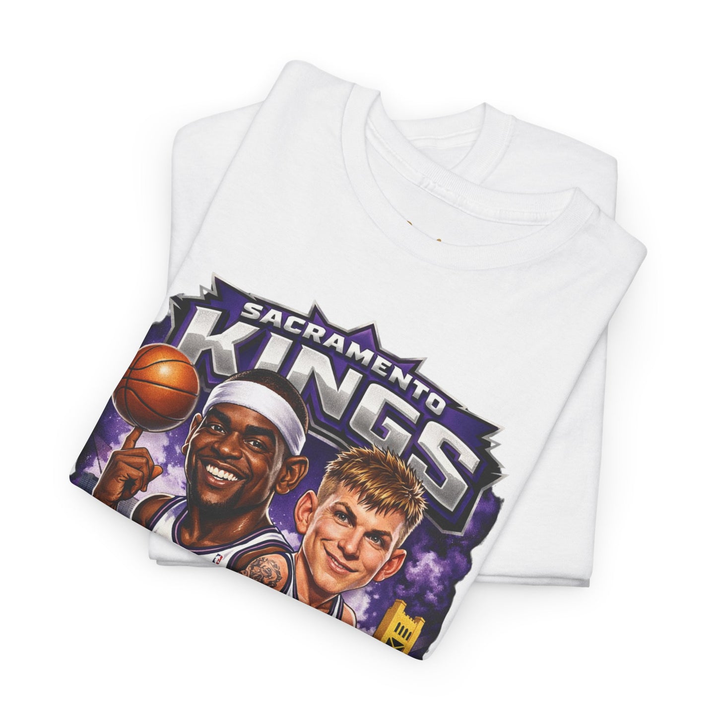 Sacramento Kings 'White Chocolate & C-Webb' Basketball Tee