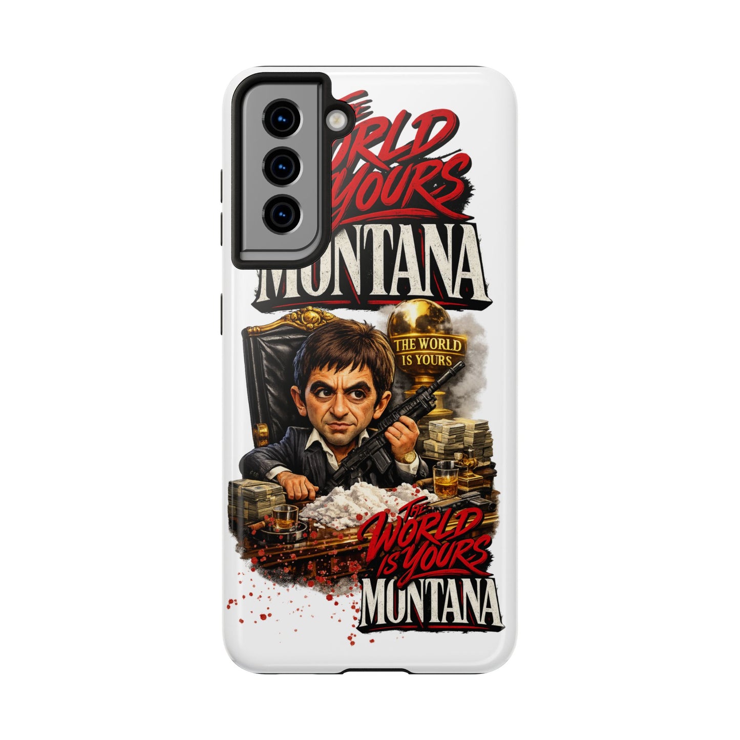 Tony Montana "The World Is Yours" Vintage Caricature Tough Phone Case