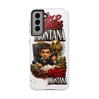 Tony Montana "The World Is Yours" Vintage Caricature Tough Phone Case