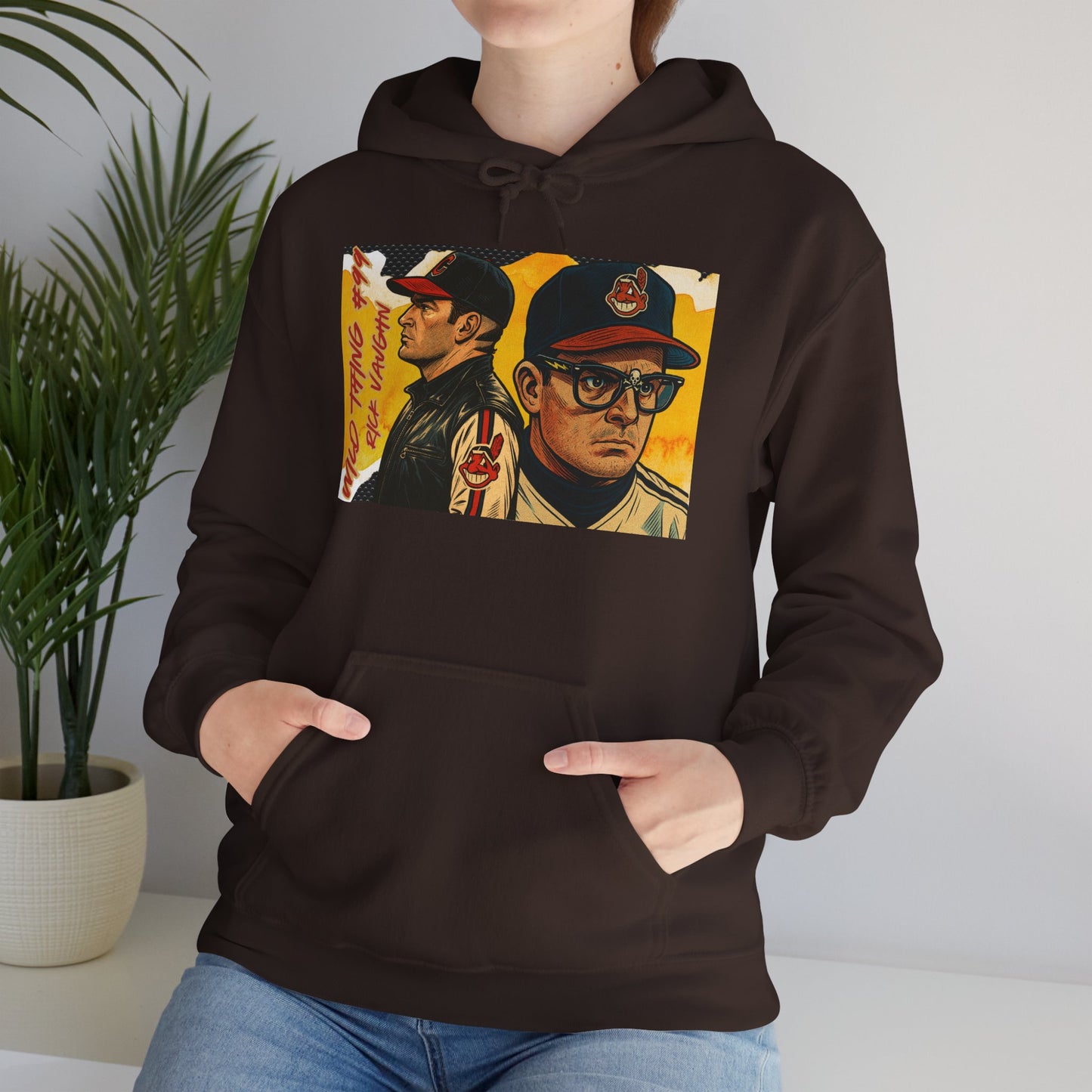 "Wild Thing "Vintage Style Unisex Hoodie with Iconic Film Design | Cozy Sweatshirt for Movie Lovers, Perfect Gift for Birthdays, Nostalgic Apparel
