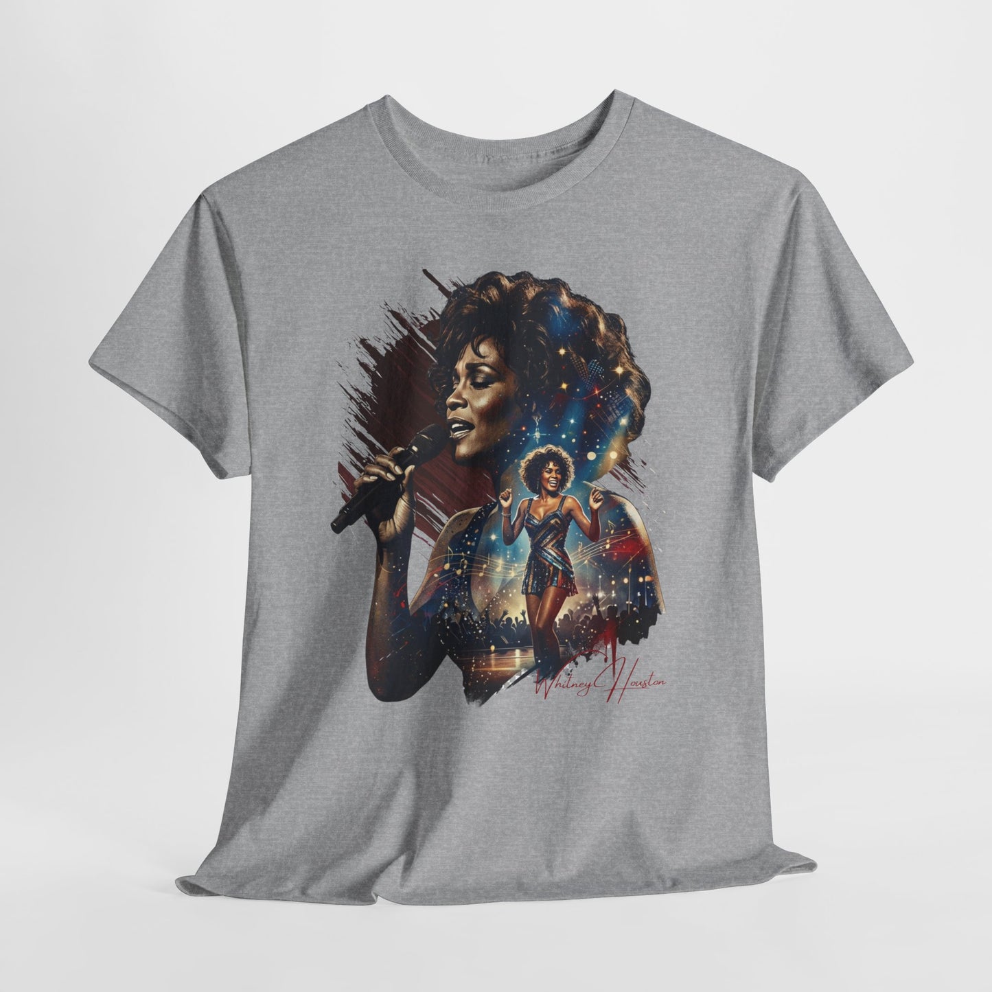 Whitney Houston Tribute Unisex Heavy Cotton Tee