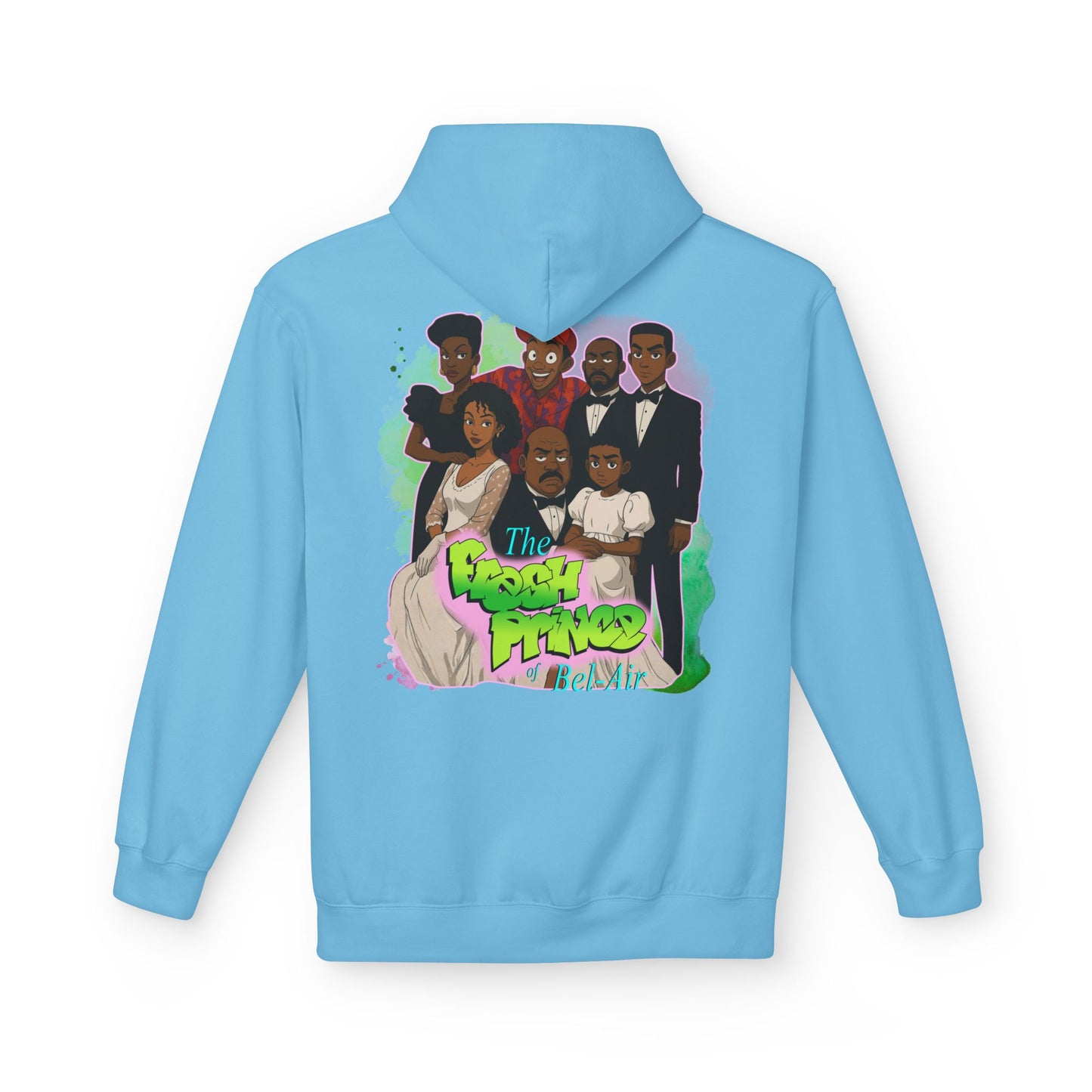 Fresh Prince Graphic Hoodie — ’The Fresh Prince’ Retro 90s Family Portrait
