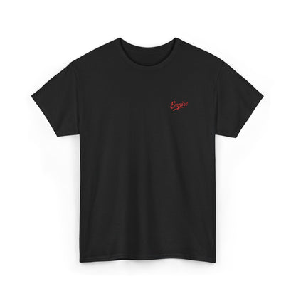 Signature Embroidered Empire Red Chest Logo T-Shirt