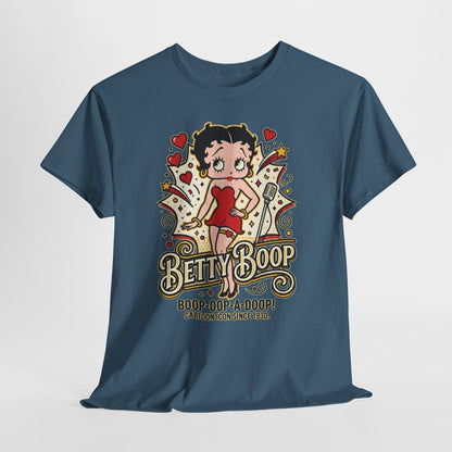Betty Boop Retro Graphic Tee – "Boop-Oop-A-Doop" Vintage Cartoon Shirt