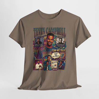 Tevin Campbell Tribute T‑Shirt — 'Can We Talk' Retro Collage Tee