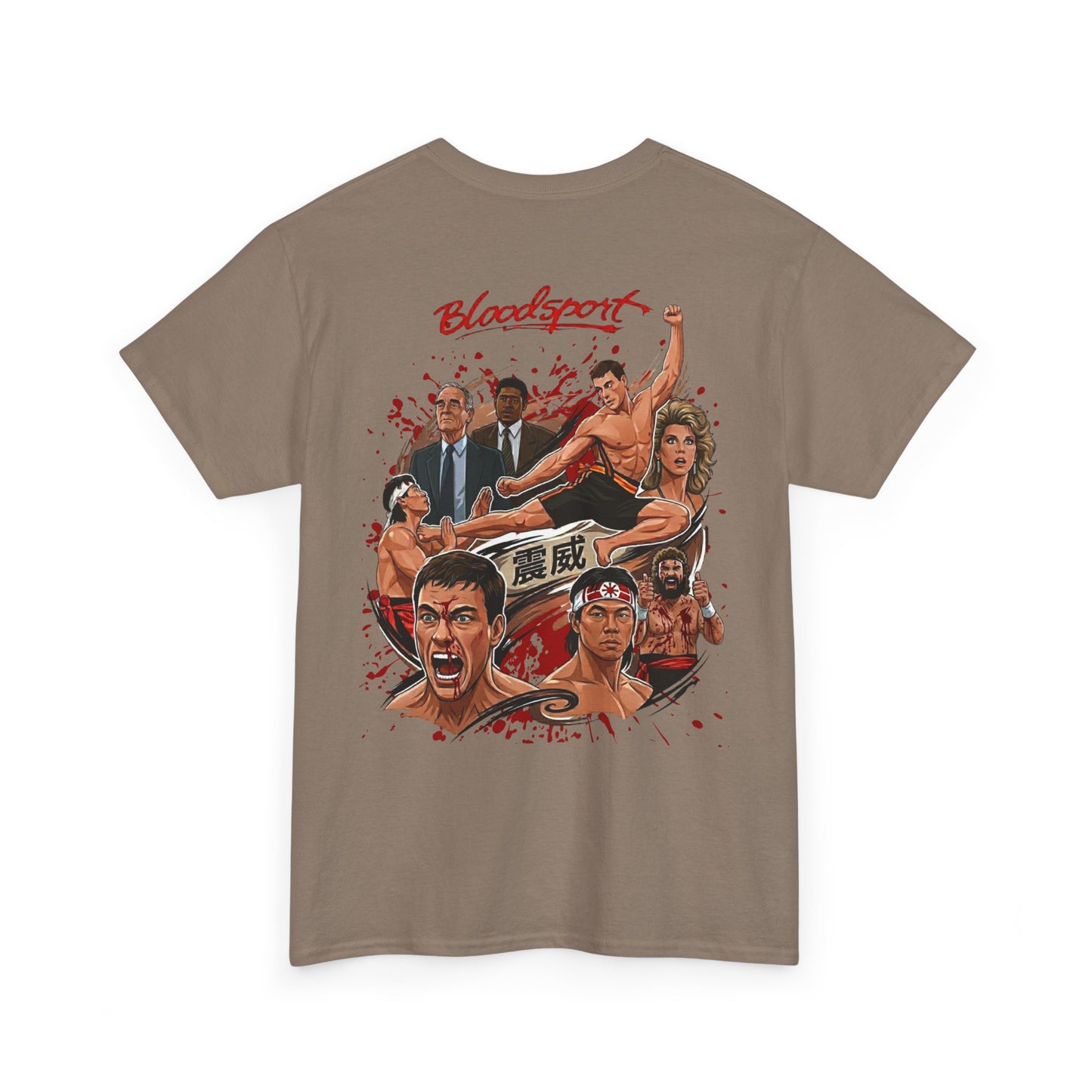 Bloodsport Movie Poster Tee — Retro Martial Arts Graphic T‑Shirt