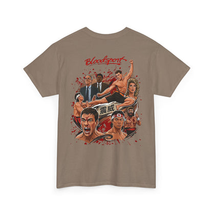 Bloodsport Movie Poster Tee — Retro Martial Arts Graphic T‑Shirt