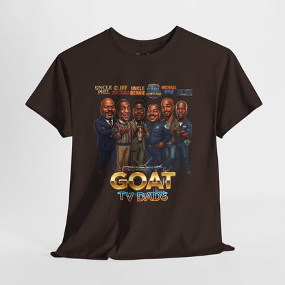 TV Legends Caricature T-Shirt — "GOAT TV Dads" Graphic Tee