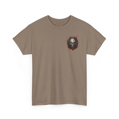 Punisher Graphic Tee — Frank Castle Skull Art Backprint