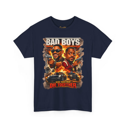 Bad Boys Movie Poster Tee — "Ride Together, Die Together" Graphic T-Shirt
