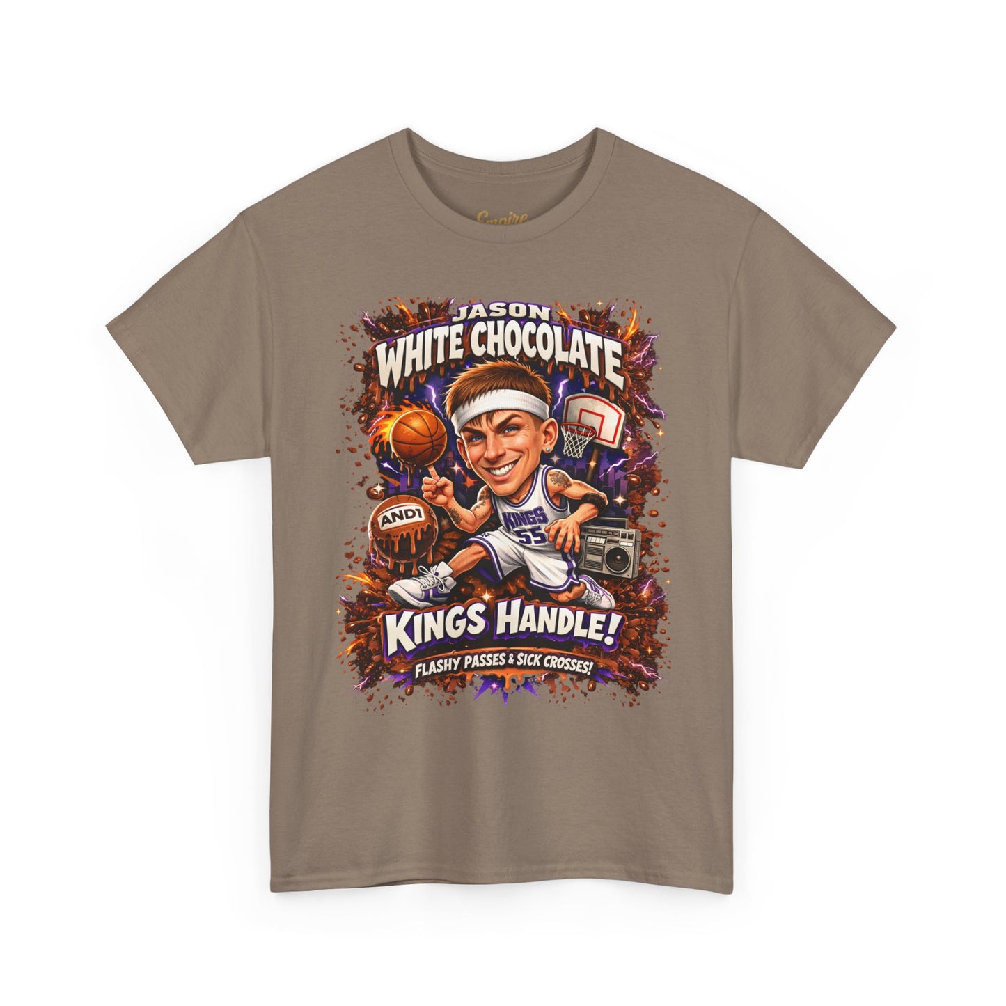 White Chocolate Kings Handle Basketball T-Shirt