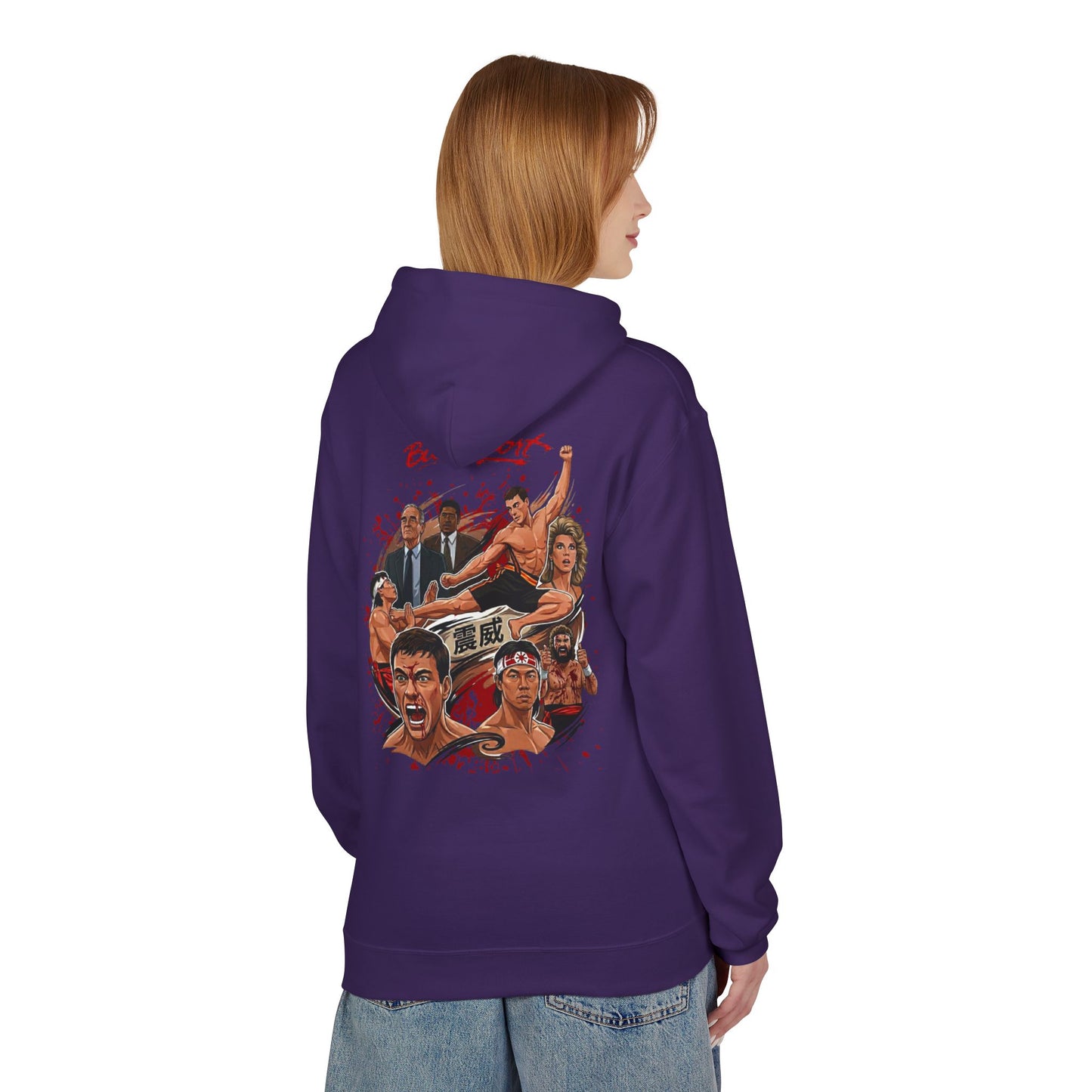 Bloodsport Vintage Collage Graphic Hoodie