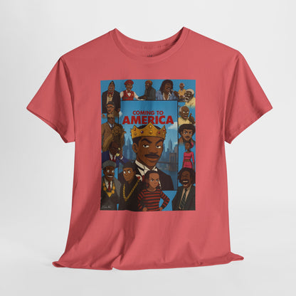 Unisex Heavy Cotton Tee - "Coming to America" Movie Tribute Shirt