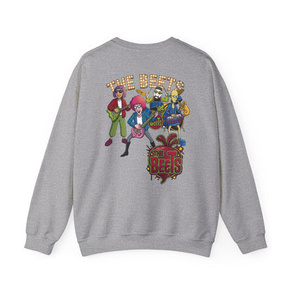 Crewneck Sweatshirt — The Beets Band Graphic (Back & Chest Logo)