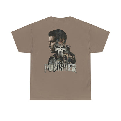 Punisher Graphic Tee — Skull Logo Front & The Punisher Portrait Back