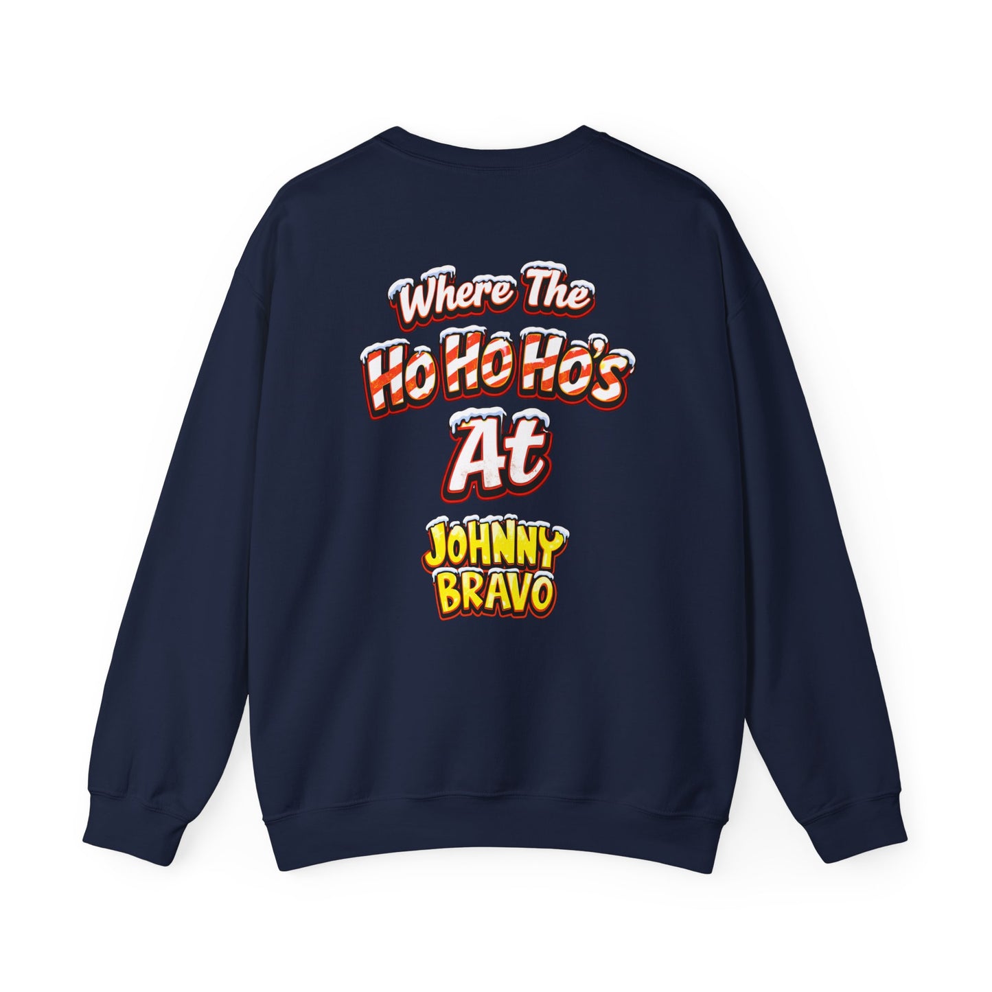 Johnny B 'Sleighin' Hearts' Crewneck Sweatshirt — Where the Ho-Ho-Ho's At