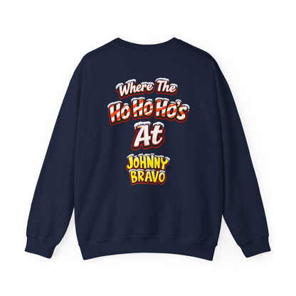 Johnny B 'Sleighin' Hearts' Crewneck Sweatshirt — Where the Ho-Ho-Ho's At