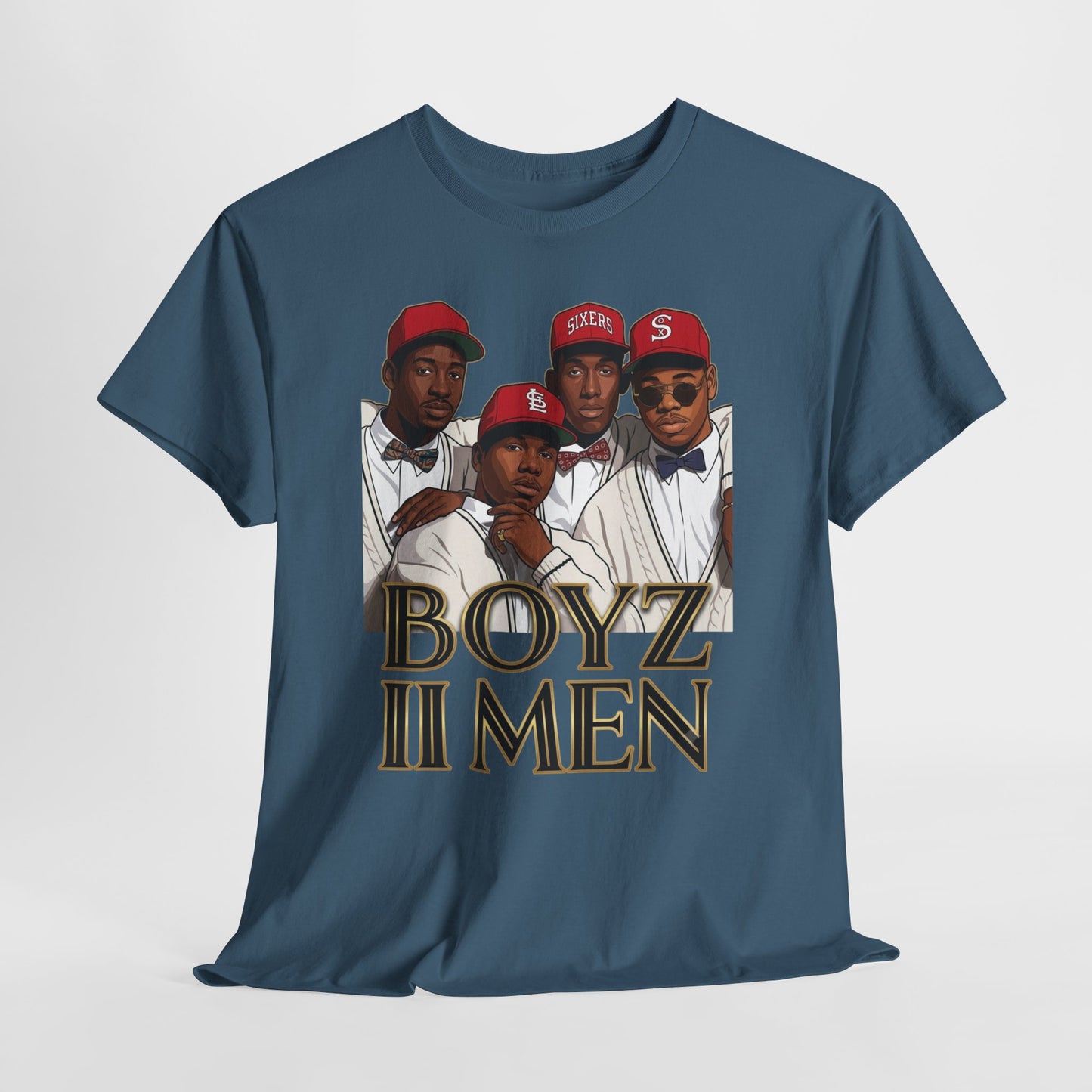 Boyz II Men Classic Portrait Graphic Tee - Retro R&B 90s Style