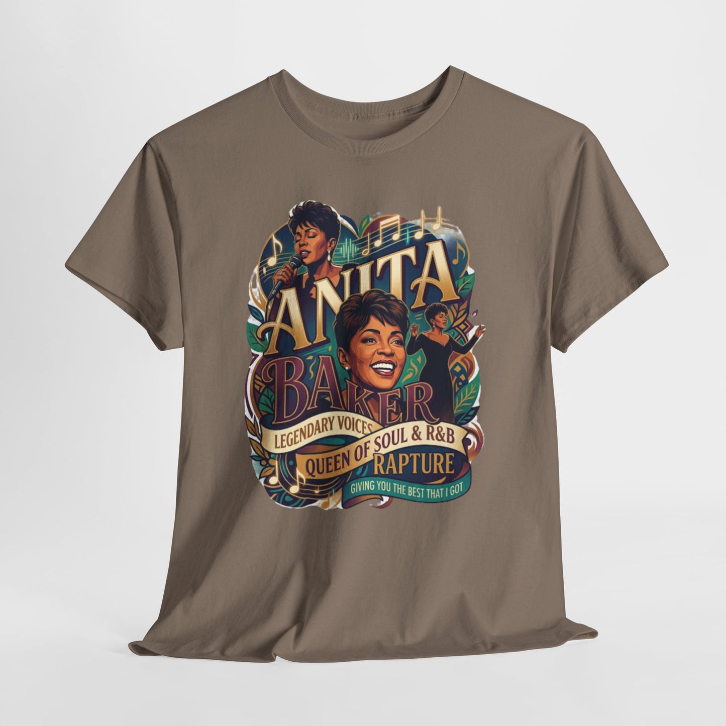 Anita Baker Tribute T-Shirt — Queen of Soul & R&B Vintage Portrait Tee