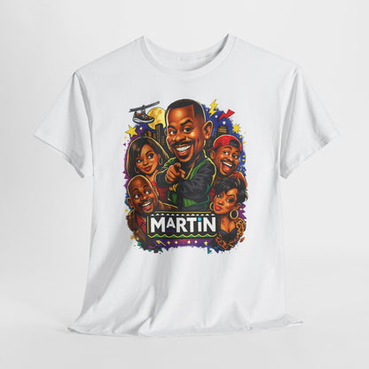 Martin TV Show Caricature T-Shirt – Retro 90s Sitcom Tribute Tee