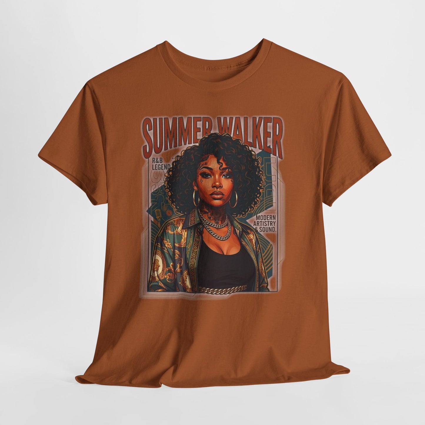 Retro Portrait Graphic Tee — "Summer Walker" Music Inspired Shirt