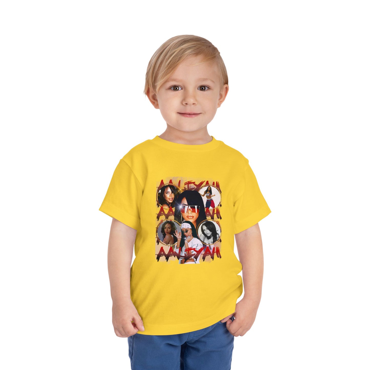 Aaliyah Trendy Toddler Tee | Stylish Kids Shirt | Unique Gift for Birthday or Playtime | Cool Graphic Tee | Fun Toddler Outfit | Kid's Fashion