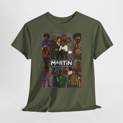 Vintage Martin T-Shirt - Unisex Heavy Cotton Tee for Nostalgic Fans