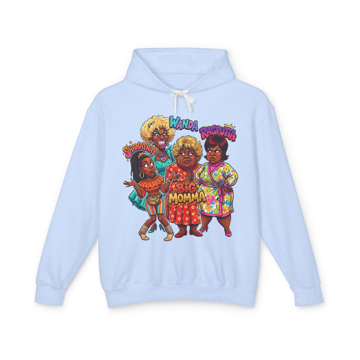 Big Momma & Nem Hooded Sweatshirt — Retro Squad Graphic Hoodie