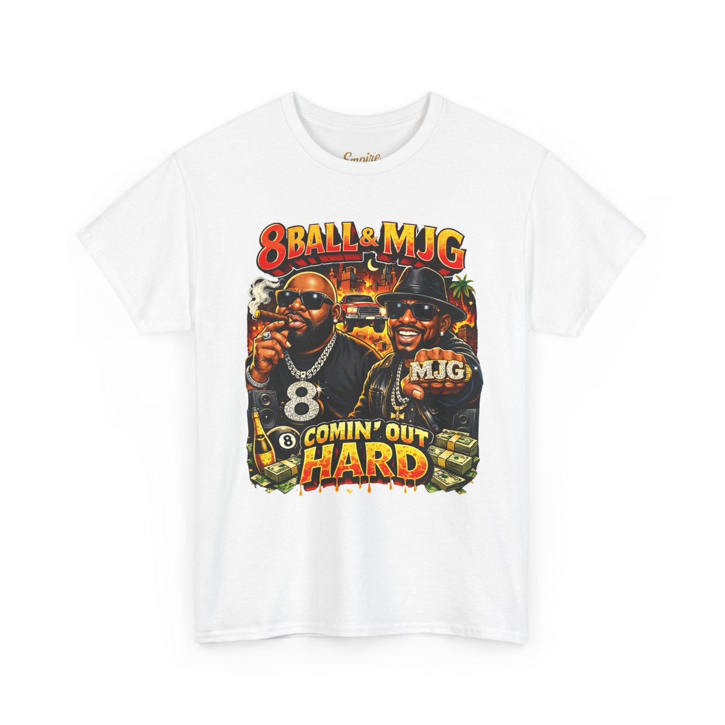 8Ball & MJG 'Comin' Out Hard' Vintage Hip-Hop Graphic Tee