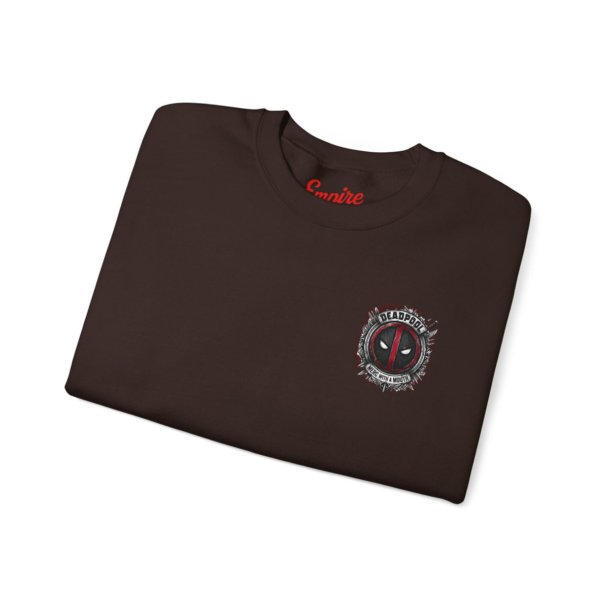 Deadpool Graphic Sweatshirt – Comic Superhero Crewneck