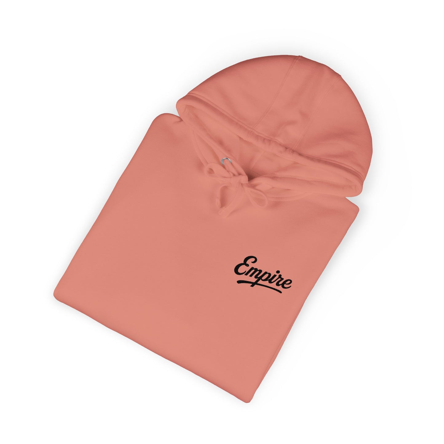 Empire Signature Embroidered Hoodie — Minimal Fleece with Black 'Empire' Logo